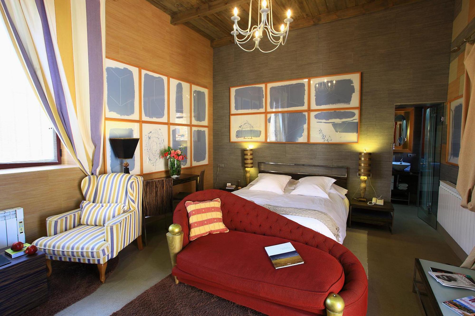 Hotel Boutique Palacio De La Serna Ballesteros De Calatrava Rum bild